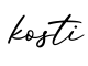 单词kosti书写