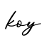 单词koy书写
