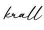 单词krall书写