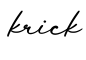 单词krick书写