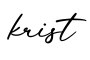 单词krist书写