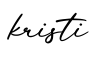 单词kristi书写