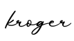 单词kroger书写