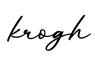 单词krogh书写