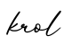 单词krol书写