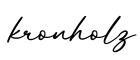 单词kronholz书写