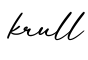 单词krull书写