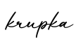 单词krupka书写