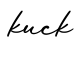 单词kuck书写