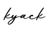 单词kyack书写