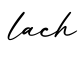 单词lach书写