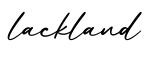 单词lackland书写
