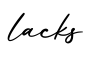 单词lacks书写