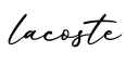单词lacoste书写