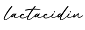 单词lactacidin书写