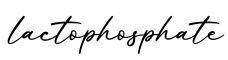 单词lactophosphate书写