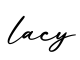 单词lacy书写