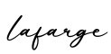 单词lafarge书写