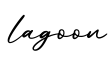 单词lagoon书写