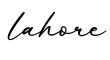 单词lahore书写