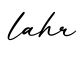 单词lahr书写