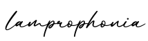 单词lamprophonia书写