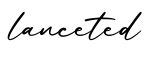 单词lanceted书写