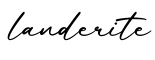 单词landerite书写