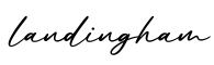 单词landingham书写