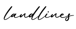 单词landlines书写