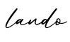 单词lando书写
