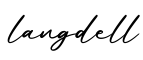 单词langdell书写