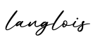 单词langlois书写