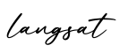 单词langsat书写