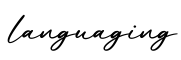 单词languaging书写