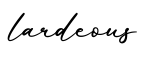 单词lardeous书写