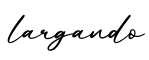 单词largando书写
