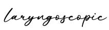 单词laryngoscopic书写