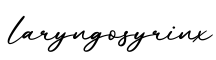 单词laryngosyrinx书写