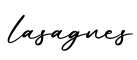 单词lasagnes书写