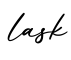 单词lask书写