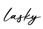 单词lasky书写