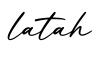 单词latah书写