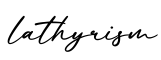单词lathyrism书写