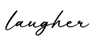 单词laugher书写