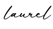 单词laurel书写