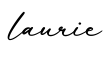 单词laurie书写