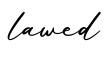 单词lawed书写