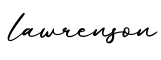 单词lawrenson书写