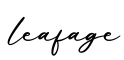 单词leafage书写